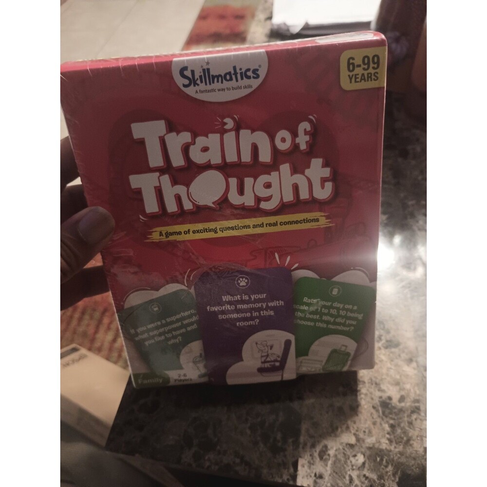 Train of Thought Skillmatics Card Game Family Connection & Conversation NEW